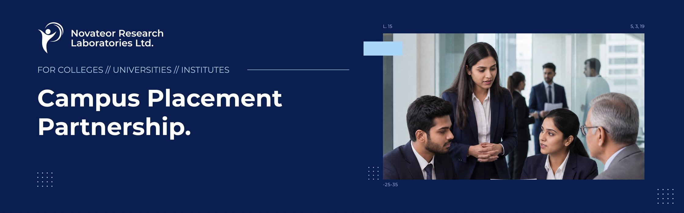 Campus Placement Partnership with Novateor Research Laboratories — for colleges, universities and institutes